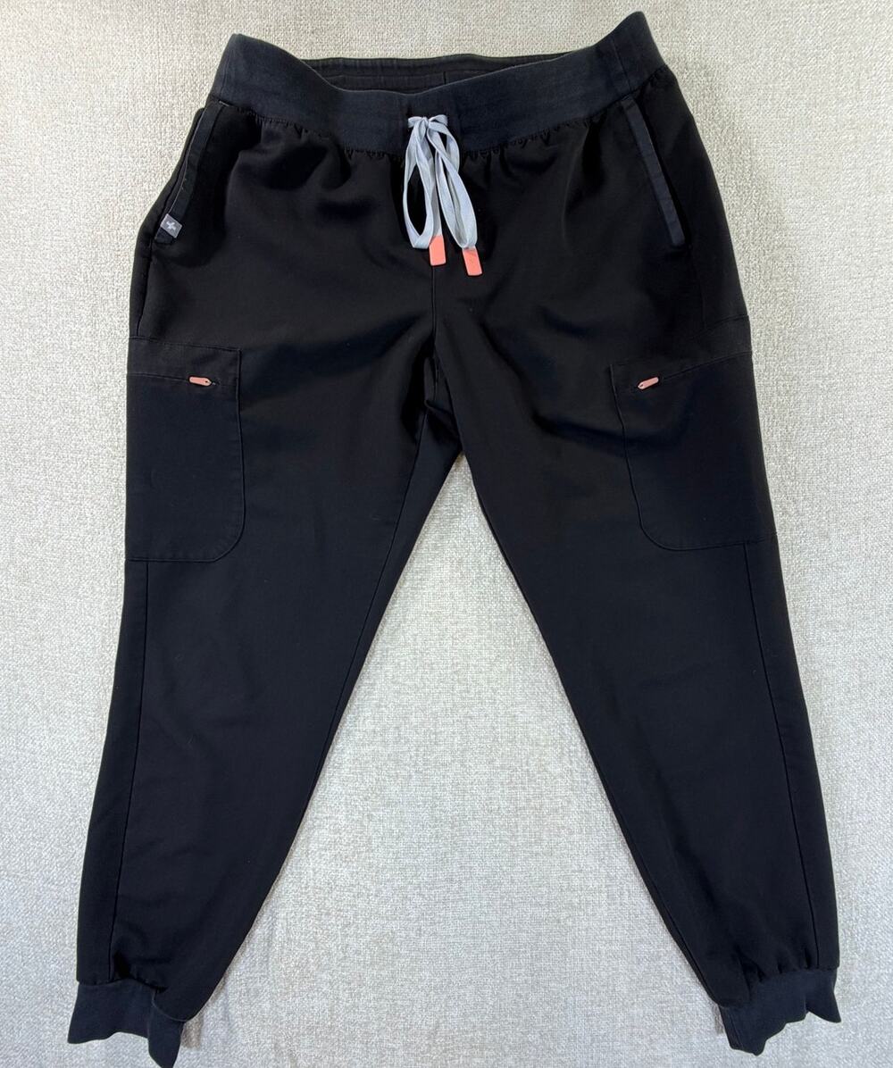 Figs Technical Collection Women's Large Black Zamora Jogger Scrub Pants Medical